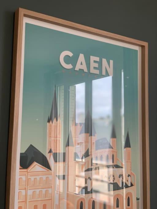 Appart 90M2 Lumineux, Centre, Vue Eglise Penchee Caen Kültér fotó