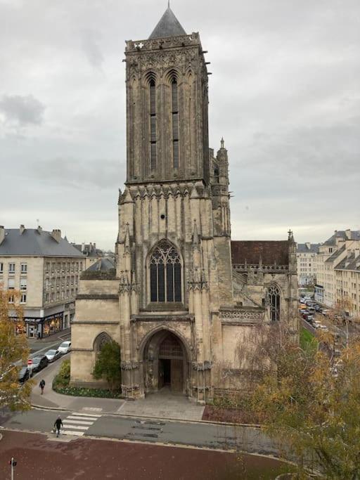 Appart 90M2 Lumineux, Centre, Vue Eglise Penchee Caen Kültér fotó